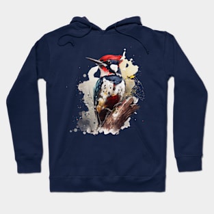 Woodpecker Bird Watercolor 6.0 Hoodie